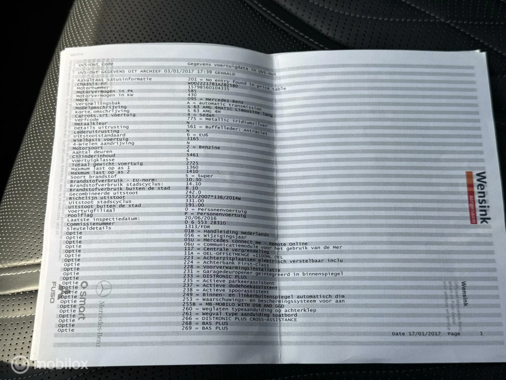 Hoofdafbeelding Mercedes-Benz S-Klasse
