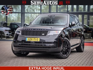 Hoofdafbeelding Land Rover Range Rover Land Rover Range Rover P550e | NIGHT | GARANTIE TOT 14-03-2029 | HEAD-UP | ACHTERAS BESTURING | SOFT CLOSE | PHEV | 23 INCH VELGEN | PANORAMADAK | STUURVERWARMING | STOEL KOELING | Fabrieksgarantie tot 14-03-2029 – Geniet van gemoedsrust met uitgebreide dekking tot deze datum. GZK-71-D