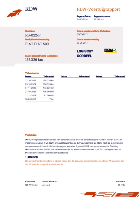 Hoofdafbeelding Fiat 500C