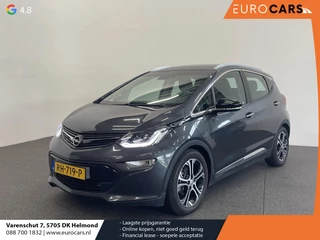 Hoofdafbeelding Opel Ampera-e Opel Ampera-e Launch executive 60 kWh Navigatie Apple Carplay Android Auto Camera Parkeersensoren Cruise Control Dodehoek detectie Stoel- en stuurverwarming Leder Climate Control Lichtmetalen velgen