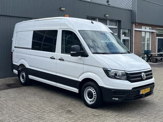 Volkswagen Crafter 35 2.0 TDI L3H3/L2H2 Werkplaatsinrichting Kastinrichting Servicewagen Omvormer Standkachel Airco Cruise controle Tekhaak 3000kg Camera Telefoonverbinding 1e eigenaar Dealer onderhouden Euro 6 Ex overheid