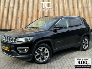 Jeep Compass 1.4 MultiAir Limited 4x4 Automaat | Half/leer | Stoelverwarming | Stuurverwarming | Navigatiesysteem | Apple CarPlay | LED verlichting | Adaptieve cruise control | Achteruitrijcamera | Parkeersensoren voor en achter