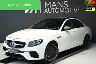 Hoofdafbeelding Mercedes-Benz E-Klasse Mercedes-Benz E-klasse AMG 63 S 4MATIC+ / PANO / BURMESTER / HUD / BOVAG / LUCHTVERING