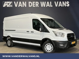 Ford Transit 2.0 TDCI 130pk L3H2 Euro6 # Airco | Navigatie | Apple Carplay | LED | Cruisecontrol | Parkeersensoren Android Auto, Verwarmde voorruit, Stoelverwarming, Bijrijdersbank