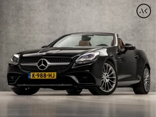 Hoofdafbeelding Mercedes-Benz SLC Mercedes-Benz SLC 250 D Premium AMG Sport 204Pk Automaat (SCHUIFDAK, BRUIN LEDER, NEKVERWARMING, KEYLESS START, STOELVERWARMING, BLUETOOTH, NIEUWE APK, NIEUWSTAAT)