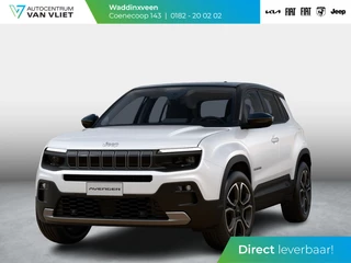 Jeep Avenger Summit 54 kWh | Schuif/Kanteldak | Leder&Winter Pack | Warmtepomp | Info&Convenience Pack | Full Operational Lease € 599,-