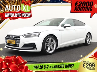 Audi A5 Sportback 35 150 PK Aut. S-line H-Leder Sportstoelen Camera 18'LMV