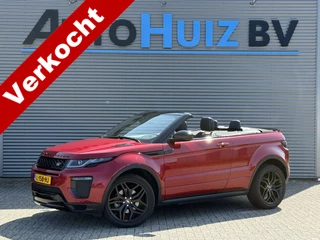 Land Rover Range Rover Evoque Convertible 2.0 TD4 180 PK Automaat HSE Dynamic Leder Trekhaak 20 Inch Achteruitrijcamera Meridian Sound Systeem Design-pakket Black