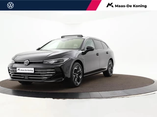 Hoofdafbeelding Volkswagen Passat Volkswagen Passat Variant 1.5 204pk DSG eHybrid Elegance Business · Panoramadak · 360 Camera · Elek. Trekhaak · Stoelmassage · Stoelventilatie · 18'' Inch · Garantie t/m 05-08-2029 of 100.000km