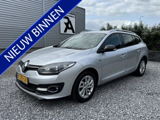 Hoofdafbeelding Renault Mégane Estate Renault Mégane Estate 1.2 TCe Limited Clima|Cruis|Media 2015 silver!