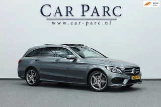 Mercedes-Benz C-klasse Estate 180 AMG Line LED/SFEER/PANORAMADAK/LEDER+S.VERWARMING/LMV/CRUISE/ECC/12 MDN GARANTIE!