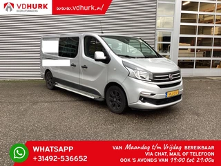 Fiat Talento 2.0 MJ L2 170 pk Aut. DC Dubbel Cabine/ 2x Schuifdeur/ Keyless/ Navi/ CarPlay/ Climate/ Camera/ Cruise