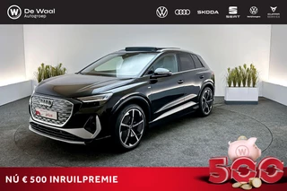 Audi Q4 e-tron 35 170pk S edition 55 kWh |SoH 91% | S line, Panoramadak, 21" LM Velgen, Sonos Soundsysteem |