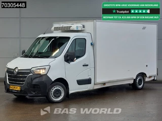Hoofdafbeelding Renault Master Renault Master 145PK Koelwagen Vriezer Thermo King V-300 MAX SP LED Airco Cruise Parkeersensoren Euro6 Koel Koeler Kühl Kühler Kühlwagen Kühlkoffer Airco Cruise control