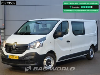 Renault Trafic 120pk L2H1 Dubbel Cabine Trekhaak Airco Cruise Parkeersensoren DC Doka Mixto 4m3 Airco Dubbel cabine Trekhaak Cruise control