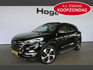 Hyundai Tucson 1.6 T-GDi Premium 4WD Automaat Panoramadak Navigatie Cruise Stoelverwarming Clima 100% Onderhouden! Inruil Mogelijk!