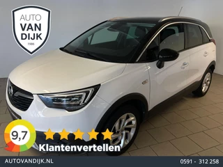 Opel Crossland X 1.2 Turbo Innovation AIRCO NAVI VIA APP CRUISE APPLE CARPLAY CENT VERG VELGEN ZWART DAK LAGE KM ZEER NETTE AUTO