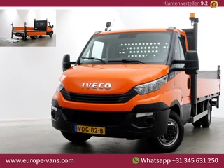Iveco Daily 35C14 136pk Open Laadbak met laadklep en trekhaak 3500kg 10-2019
