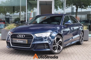 Audi A3 Limousine 35 S-Line TFSI 150pk | B&O | Climate | Virtual | Navi | Carplay | Cruise | LED | **Kosmos Blauw**