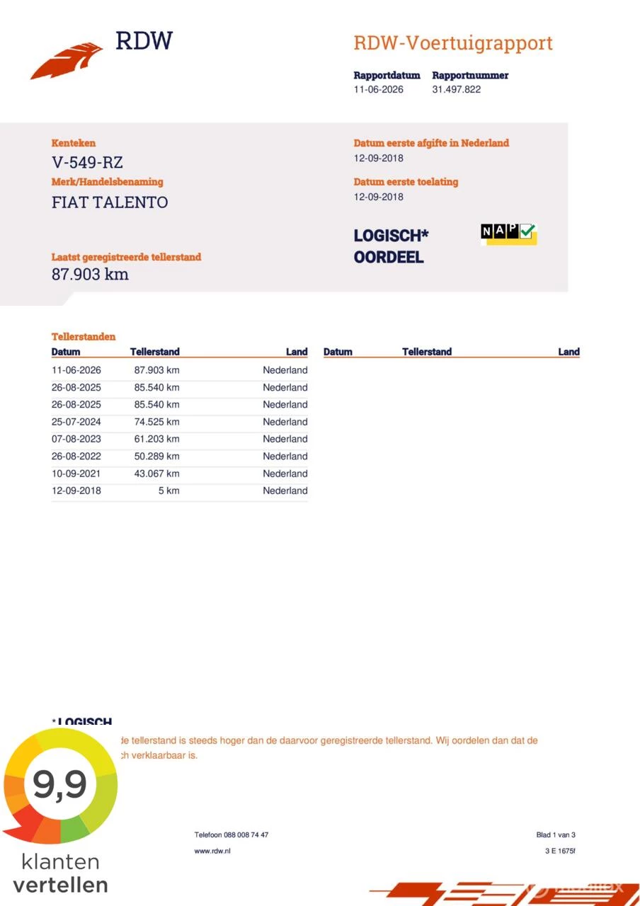 Hoofdafbeelding Fiat Talento