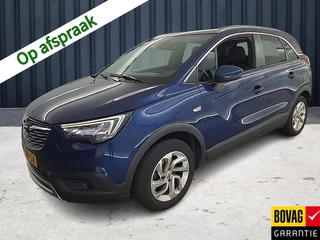 Opel Crossland X 1.2 Turbo Innovation (131 PK) 1e-Eig, Keurig-Onderh, 12-Mnd-BOVAG, NL-Auto, Leer, Trekhaak, Navigatie/Apple-Carplay/Android-Auto, Cruisecontrol, Keyless-Entry/Start, Achteruitrijcamera, parkeersensoren-V+A, Stoelverwarming, Stuurverwarming, DAB, Licht-Zicht-Pakket, Lm-Velgen-16Inch, Privacy-Glas