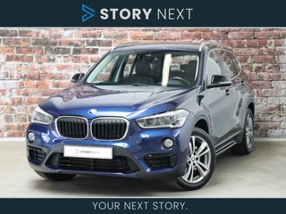 BMW X1 xDrive20i High Executive Sport Line Automaat / Navigatie Plus / Trekhaak / Head-Up Display / Climate Control / Cruise Control / Hifi / 18 Inch / Driving Assistant Plus / Leder / Stoelverwarming / LED / Hifi / Parkeersensoren
