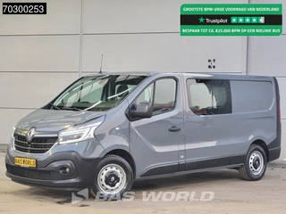 Renault Trafic 145pk Automaat Dubbel Cabine L2H1 Trekhaak Navi Airco Cruise Camera Parkeersensoren Euro6 DC Doka Mixto Airco Trekhaak Cruise control