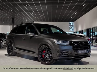 Audi Q7 4.0 TDI SQ7 Quattro Pro Line 7-Persoons Carbon|Matte wrap|HUD|Bose|Achterassturing|Standkachel