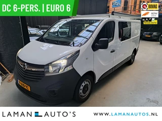 Opel Vivaro 1.6 CDTI 120 pk L2H1 DC 6-pers. Edition | Dubbele Cabine Euro 6 Airco Navi Cruise Trekhaak Lengte 2 | Voorschoten