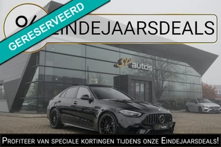 Mercedes-Benz C-klasse C63 s AMG 680pk E-performance Panoramadak *BTW* 4-Wielsturing Burmester 3d AMG Driver pack