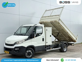 Iveco Daily 35C12 2.3 Kipper Dubbellucht 3.5t Trekhaak Airco Cruise Control Lucht geveerde stoel