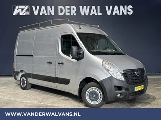 Opel Movano 2.3 CDTI 131pk L2H2 Euro6 Airco | Imperiaal | Navigatie | 2500kg Trekhaak | Cruisecontrol 270gr achterdeuren, Bijrijdersbank, Bluetooth-telefoonvoorbereiding