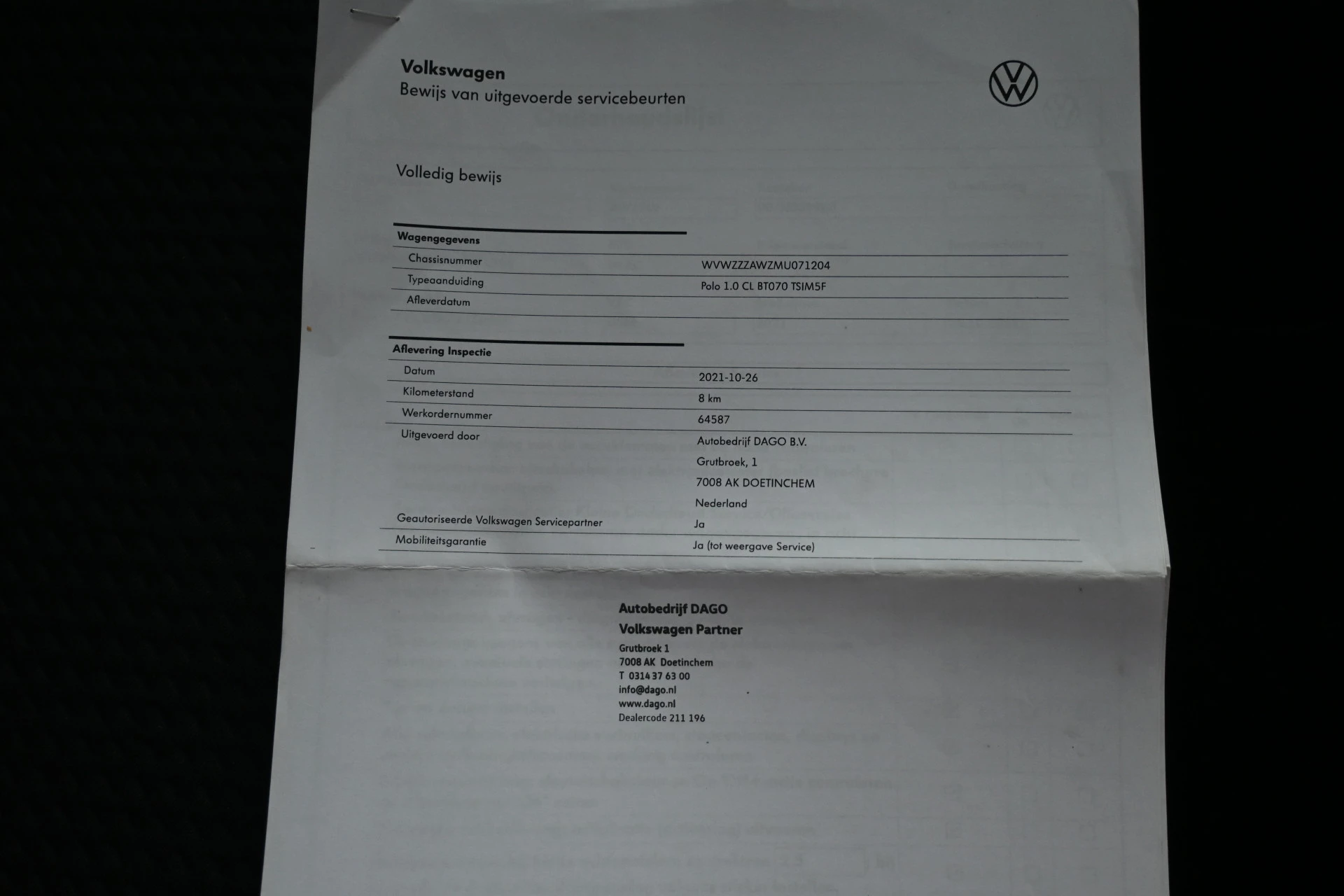 Hoofdafbeelding Volkswagen Polo