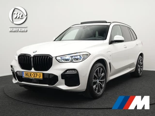 BMW X5 xDrive45e M Sport Plug In Hybrid 394pk Dealer O.H. PHEV | Panodak | Luchtvering | Lederen Sporstoelen Memory & Massage | Stoelventilatie | Harman Kardon | Head Up | Navigatie | Apple Carplay | Sfeerverlichting | Laser LED | DAB |