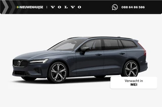 Volvo V60 2.0 T6 Plug-in hybrid AWD Ultra Dark | Panoramadak | Head Up Display | Donker Glas | Sportstoelen | Power Seats | Harman Kardon |
