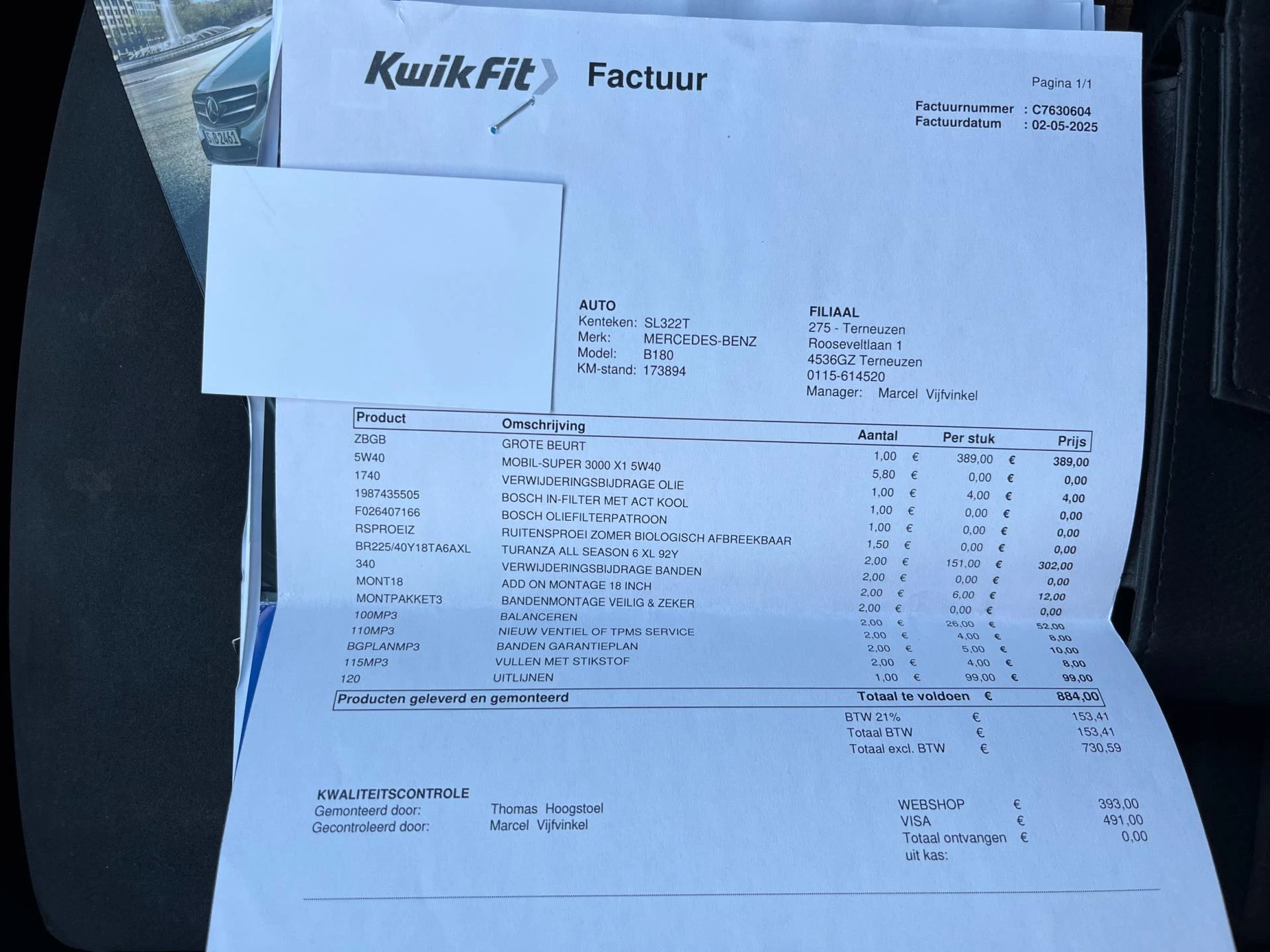 Hoofdafbeelding Mercedes-Benz B-Klasse