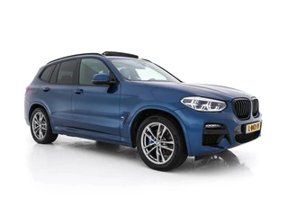 BMW X3 xDrive30e M-Sportpack Business Edition Plus (INCL-BTW) *PANO | LUXURY-LEATHER | FULL-LED | DIGI-COCKPIT | HIFI-SOUND | CARPLAY | DAB+ | HEATED-SPORTSEATS | AMBIENT-LIGHT | PRIVACY-GLASS | SHIFT-PADDLES | TOWBAR | 19''ALU*