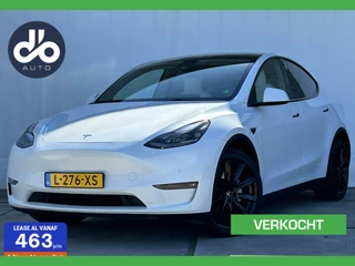 Tesla Model Y Long Range AWD 75 kWh AUTOPILOT I PANO I LEER I BTW I TREKHAAK I FULL OPTIONS
