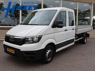 Hoofdafbeelding MAN TGE MAN TGE 50 2.0 TDI 177 PK DSG AUT. D.C. DUBBEL LUCHT 7-PERS. OPEN LAADBAK + 3500 KG TREKHAAK | STANDKACHEL