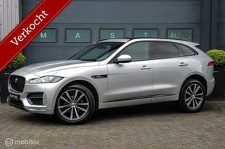 Hoofdafbeelding Jaguar F-PACE Jaguar F-Pace 2.0t AWD R-Sport|Pano|Leder|Carplay|Camera|NAP|