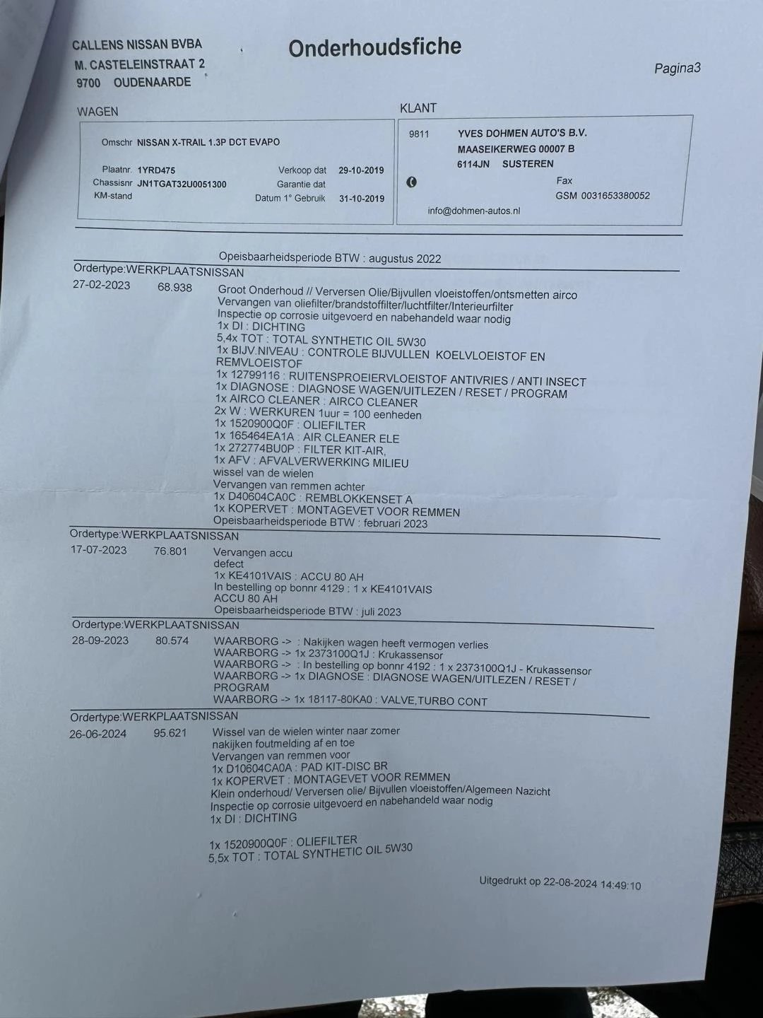 Hoofdafbeelding Nissan X-Trail