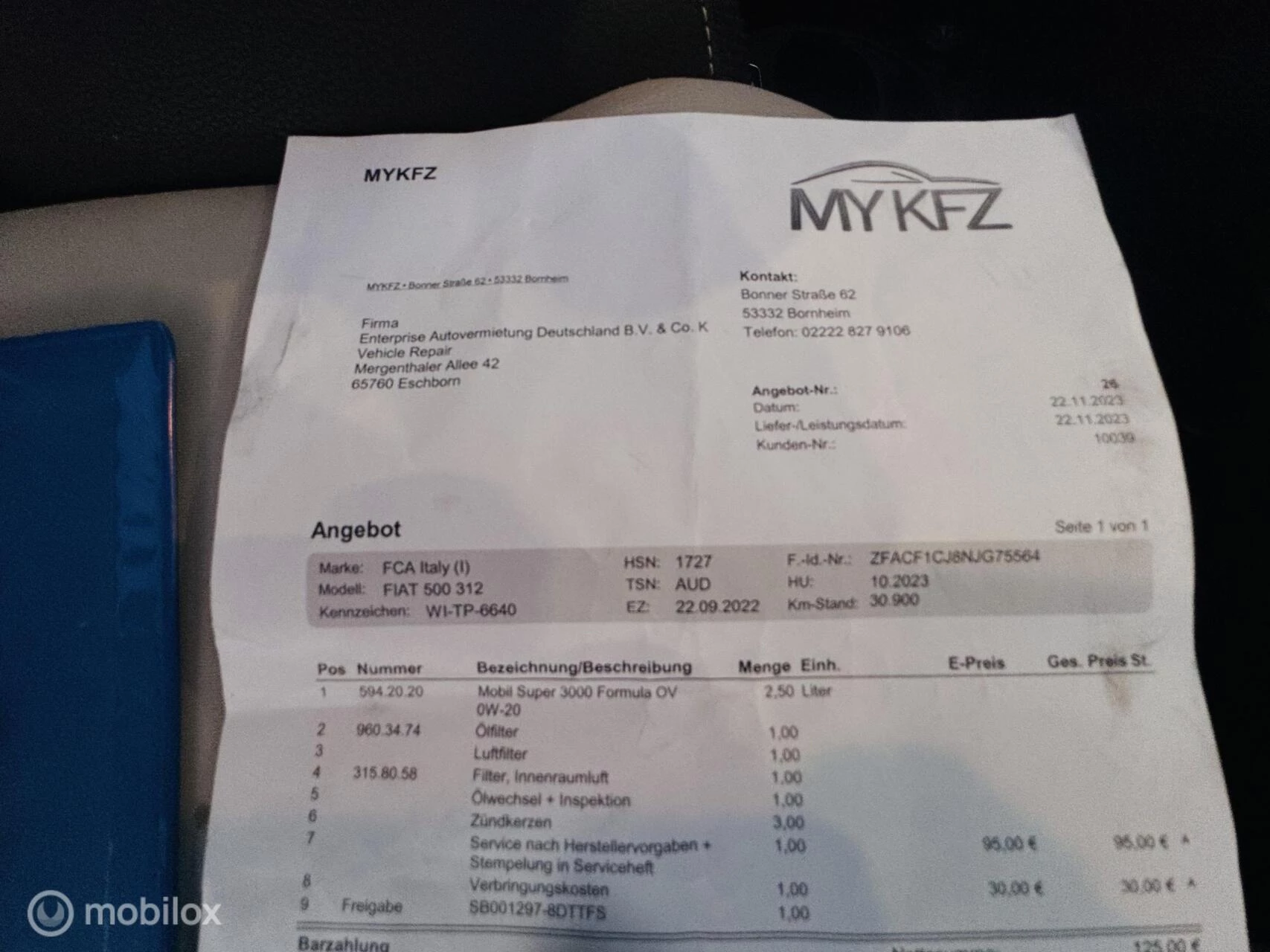 Hoofdafbeelding Fiat 500