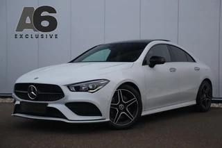 Mercedes-Benz CLA-klasse 200 Business Solution AMG Night 164PK Automaat Panoramadak Sfeerverlichting Widescreen 18 inch Navigatie Carplay Camera Full LED Stoelverwarming