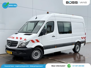 Hoofdafbeelding Mercedes-Benz Sprinter Mercedes-Benz Sprinter 314 2.2 CDI Dubbele Cabine 7 Stoelen Mixto DoKa L2H2 Climate Control Cruise Control 3.5t Trekhaak