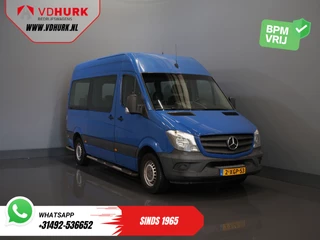 Mercedes-Benz Sprinter 213 2.2 CDI Aut. L2H2 9 Persoons EXPORT Incl. BTW&BPM €13.915,- Airco/ PDC V+A/ Side & Rearbar