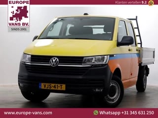 Volkswagen Transporter T6.1 2.0 TDI Lang D.C. Open Laadbak Airco/CarPlay 03-2021