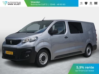 Peugeot e-Expert Dubbele Cabine 75 kWh | navi incl. Apple Carplay | laadruimtebetimmering | parkeersensoren | airco | cruise control | rijklaarprijs
