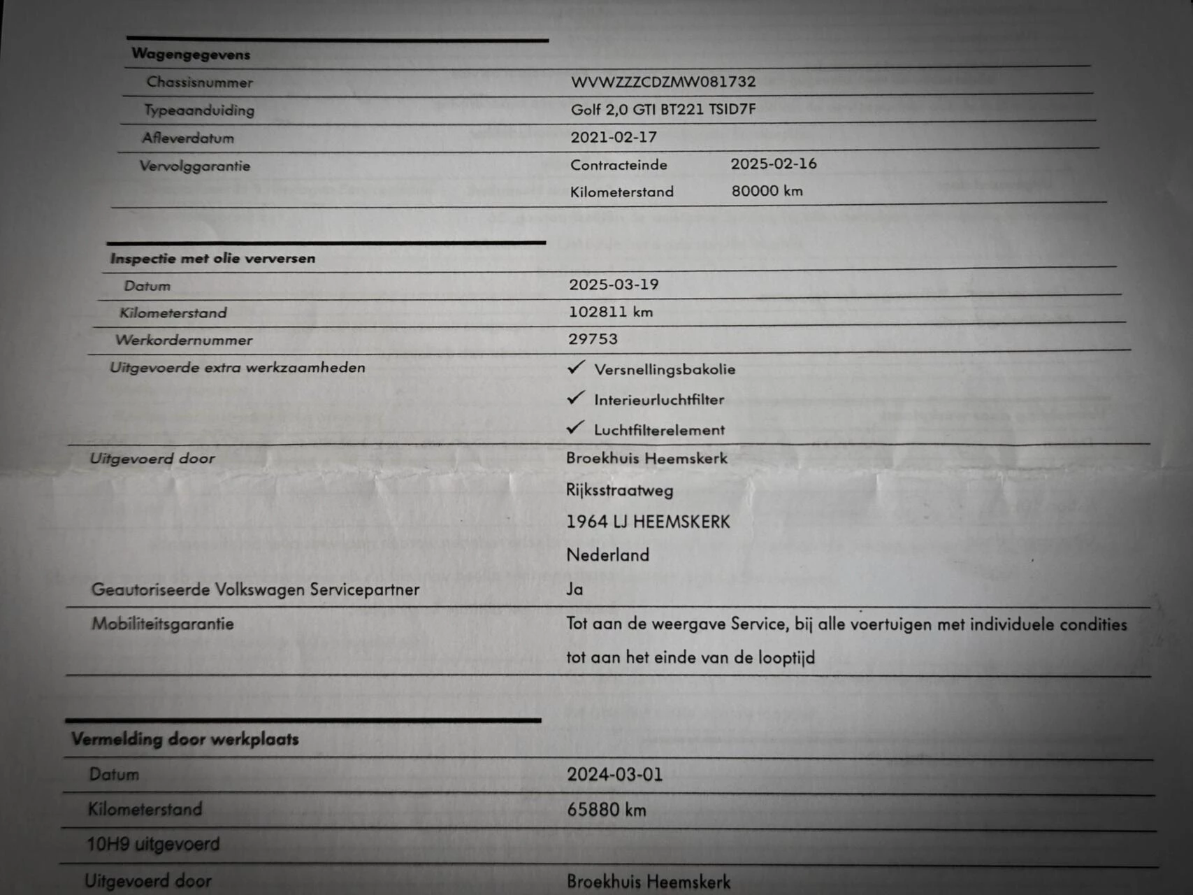 Hoofdafbeelding Volkswagen Golf