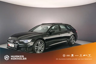 Hoofdafbeelding Audi A6 Audi A6 Avant 50 TFSI e S Edition | Pano | Tour/City/Parking | 360cam | Matrix | Stoel/Stuurverwarming | S Line | Optiek Zwart | Alcantara | Parkeerassist |