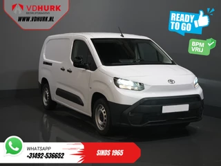 Toyota ProAce CITY 1.5 130 pk Aut. L2 BPM VRIJ! LED/ Virtual Cockpit/ 3 pers./ Carplay/ Camera/ Climate/ PDC/ Cruise